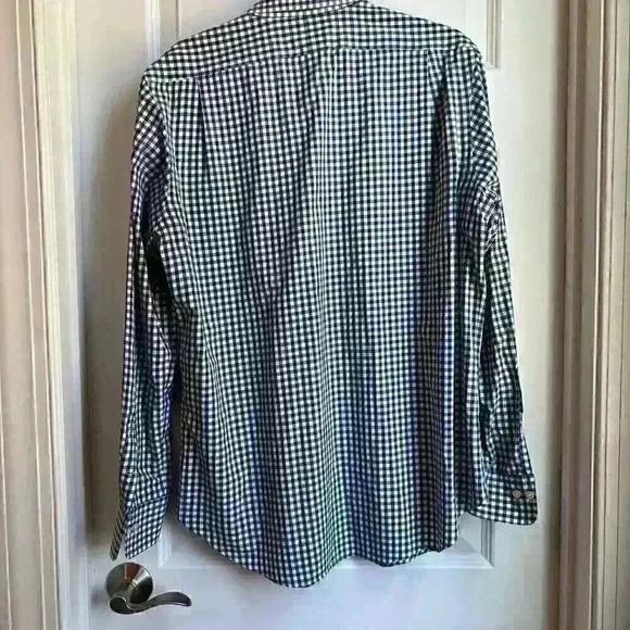 Polo by Ralph Lauren Blue and White checked long sleeve button down - Picture 3 of 3